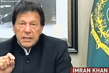 Imran Khan thunders, India says his words ring hollow Imran Khan thunders, India says his words ring hollow