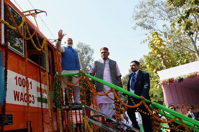 The high-profile project of the railways was part of its Mission 100% electrification and de-carbonisation agenda.