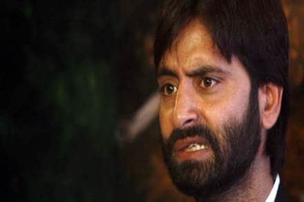  Police detained JKLF chief Yaseen Malik on Friday night (Reuters)