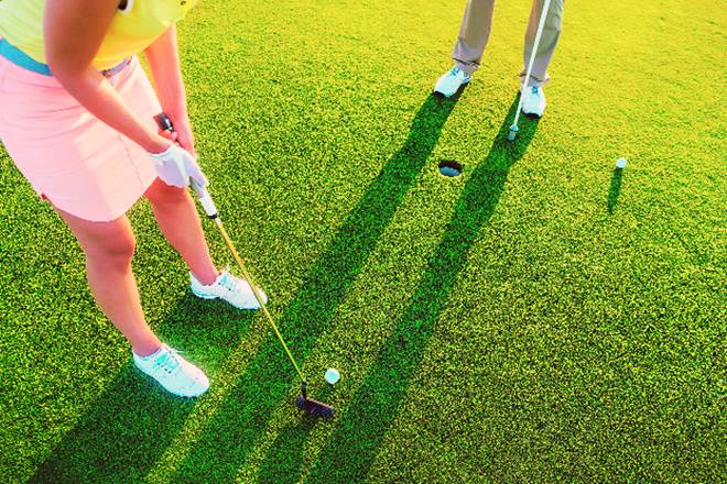 New Rules Guidelines in 2019 stipulate that not even your caddy is allowed to help you line up putts