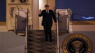 Donald Trump at Hanoi to meet North Korean leader Kim Jong-un (ANI photo)