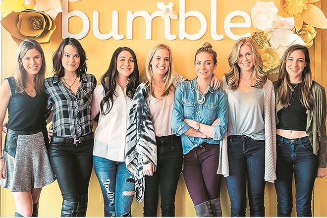 Bumble team in the US office