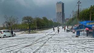 hailstorm, hailstorm in noida, hailstorm, delhi ncr, global warming