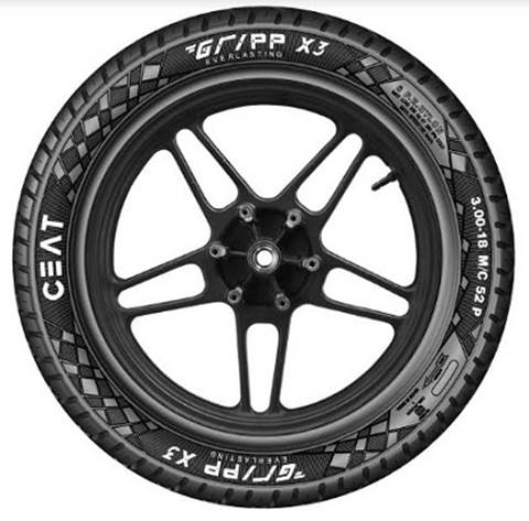 CEAT launches its new GRIPP X3 tyres for motorcycles