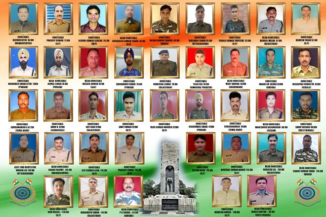 Photos of CRPF jawans martyred in Pulwama Terror Attack | (Photo Credits: CRPF@Twitter)