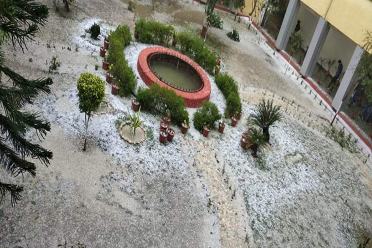 hailstorm, hailstorm in noida, hailstorm, delhi ncr, global warming