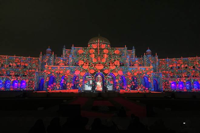 Spectacular laser shows and pyrotechnics at different locations drew enthusiastic crowds throughout the festival.