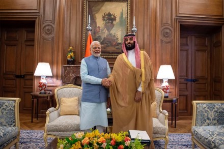 Saudi Arabia's Crown Prince Mohammed bin Salman shakes hands with India's Prime Minister Narendra Modi in Buenos Aires, Argentina November 29, 2018. (Reuters File)