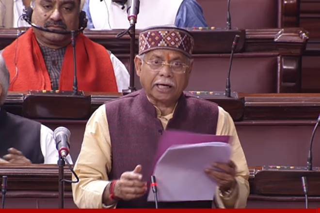 Shiv Pratap Shukla, Minister of State for Finance. 