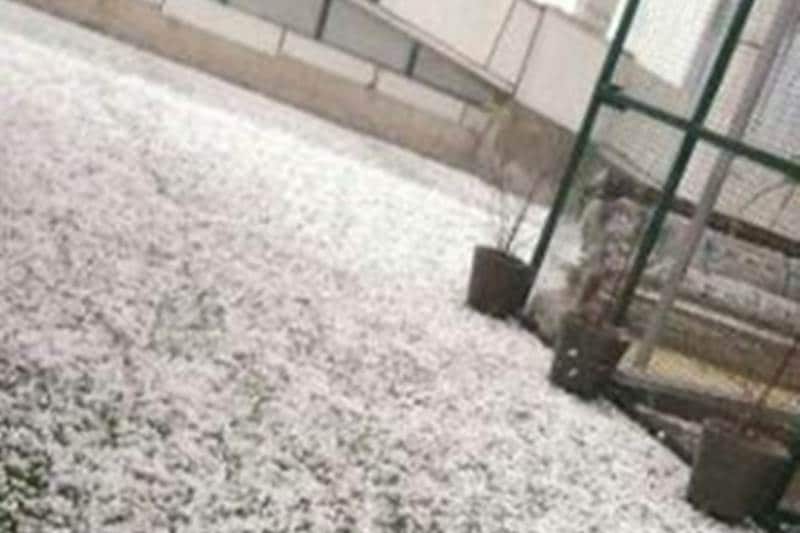 hailstorm, hailstorm in noida, hailstorm, delhi ncr, global warming