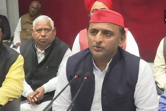 Samajwadi Party Supremo Akhilesh Yadav.