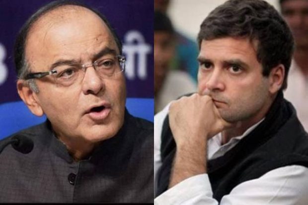 Jaitley termed the attacks by the Congress party as ‘fake campaigns’ against the defence forces, judiciary, and the Reserve Bank of India and said it is time to protect the country as well as its institutions from 'institution wreckers'. (File photo)