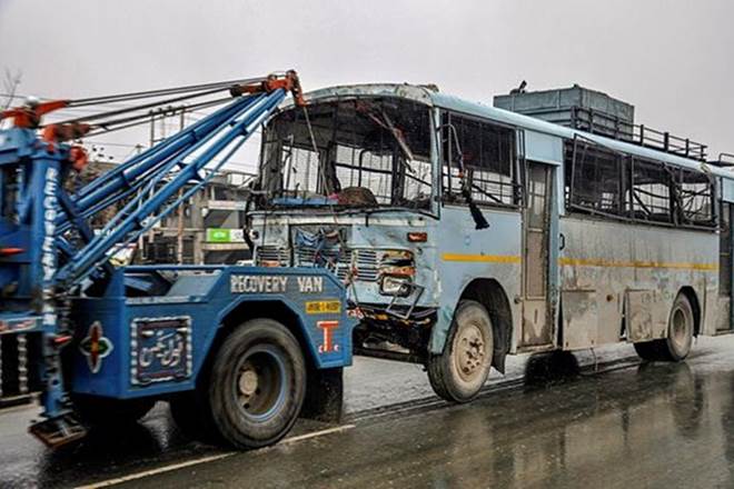 The team visited the site to get a first-hand account of the incident as Union Home Minister Rajnath Singh and Governor Satya Pal Malik are scheduled to arrive here later in the day to pay homage to the slain jawans, officials said.(PTI)