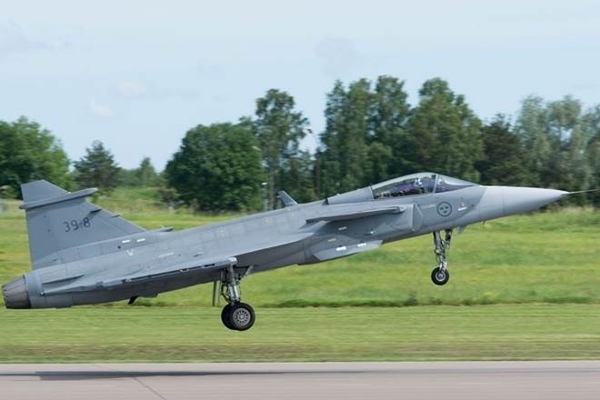 Saab, Indian aerospace firms, Gripen fighter jet aerostructures, make in india,  Gripen fighters in India, indian air force