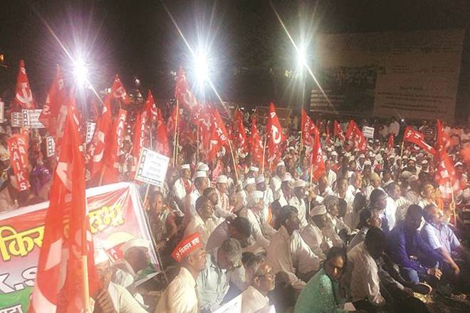 Maharashtra farmers protest, farmers protest, farmers march, farmers march mumbai, farmers demands, mumbai farmers protest, Maharashtra farmers march, maharashtra farm loan waiver, farmers movement india