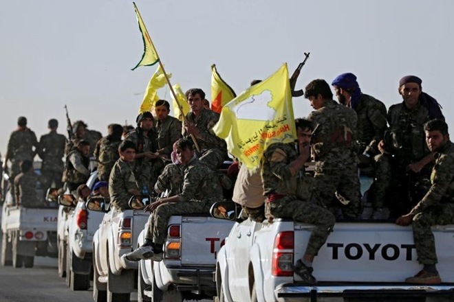 Fighters of Syrian Democratic Forces. (File/Reuters)
