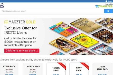 Other than English magazines, Magzter also offers magazines in regional languages including Hindi, Bengali, Tamil, Telugu, Kannada, Malayalam, Punjabi, Gujarati, Marathi and Urdu. (IRCTC website)
