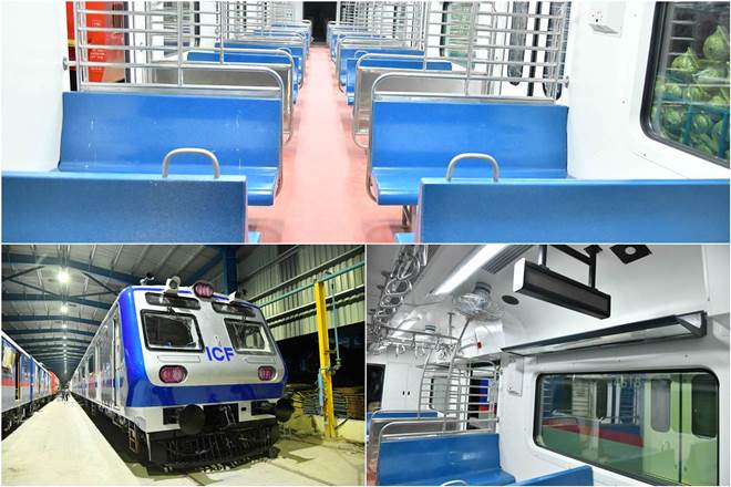Eight new Mumbai AC local trains coming Eight new Mumbai AC local trains coming