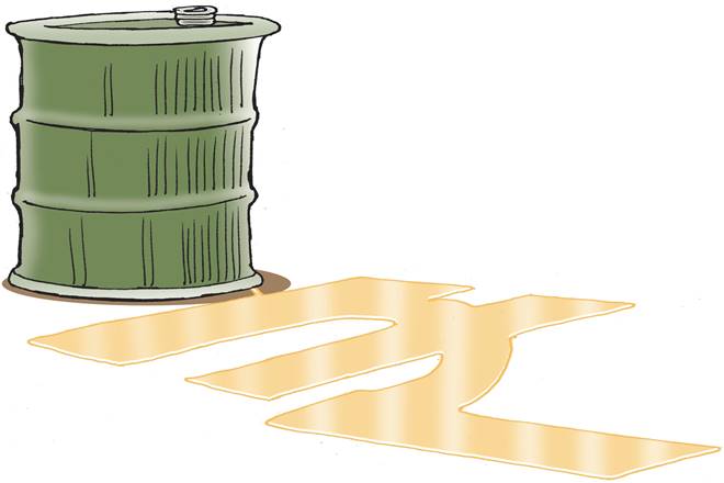 Crude oil, currency, locksteps
