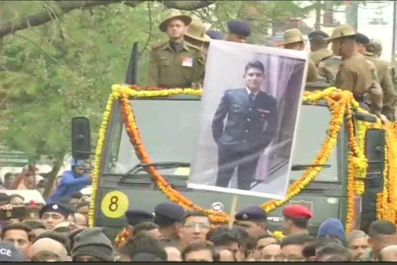Major Chitresh Bisht, Army Major Chitresh Bisht funeral procession, mine explosion, jammu and kashmir, rajouri district, dehradun,Trivendra Singh Rawat