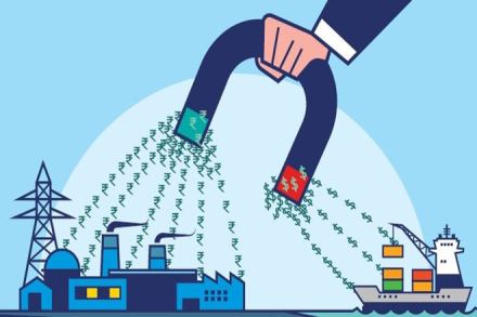 The direct tax to GDP ratio for the current fiscal was 6.3%, which is the highest in 11 years. (Illustration: Shyam Kumar Prasad) The direct tax to GDP ratio for the current fiscal was 6.3%, which is the highest in 11 years. (Illustration: Shyam Kumar Prasad)