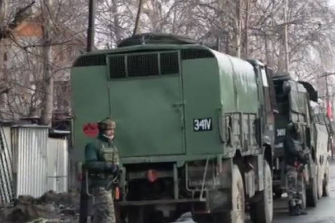 Security forces launched a cordon and search operation in the area during the night after receiving inputs about the presence of militants in the area. (ANI)