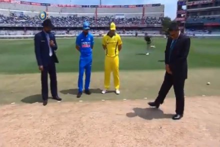 India vs Australia 1st ODI (Twitter/BCCI) India vs Australia 1st ODI (Twitter/BCCI)