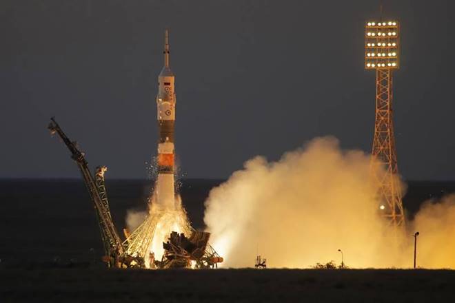 The rocket blasted off without incident from Russia's Baikonur cosmodrome in Kazakhstan and docked at the ISS less than six hours later, more than 400 kilometers (249 miles) above the Earth at 05:31 IST, a few minutes ahead of schedule. (File) The rocket blasted off without incident from Russia's Baikonur cosmodrome in Kazakhstan and docked at the ISS less than six hours later, more than 400 kilometers (249 miles) above the Earth at 05:31 IST, a few minutes ahead of schedule. (File)