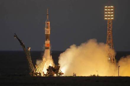 The rocket blasted off without incident from Russia's Baikonur cosmodrome in Kazakhstan and docked at the ISS less than six hours later, more than 400 kilometers (249 miles) above the Earth at 05:31 IST, a few minutes ahead of schedule. (File)