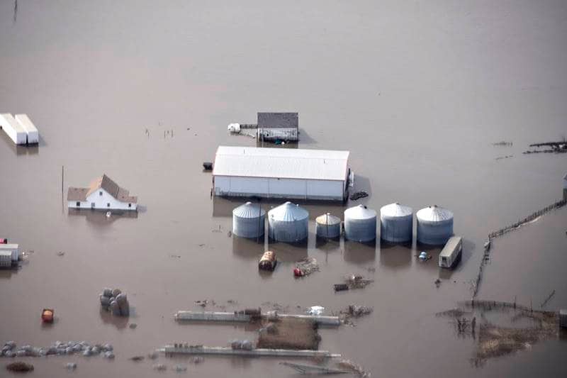iowa flooding, midwest flooding, historic flooding, Nebraska, floods, flood water, US floods, Catastrophic floods, farm loss, flood damage, flooding