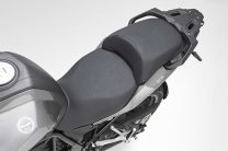Comfortable seating makes long distance rides easy