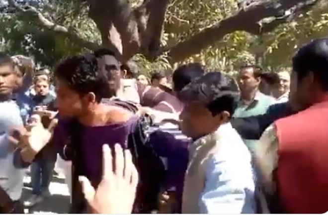 BJP, jobs, Muzaffarnagar, uttar pradesh, BJP beat youth, BJP thrash youth video BJP, jobs, Muzaffarnagar, uttar pradesh, BJP beat youth, BJP thrash youth video