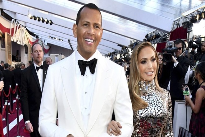 Jennifer Lopez and Alex Rodriguez have been dating since early 2017. (Source: Charles Sykes/Invision/AP, File)