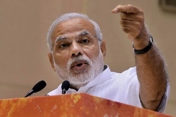 Tearing into the Congress, Modi alleged its rule saw many defence scams. "They began with jeeps and later graduated to weapons, submarines, helicopters. The defence sector suffered in the process," Modi said. (File photo) Tearing into the Congress, Modi alleged its rule saw many defence scams. "They began with jeeps and later graduated to weapons, submarines, helicopters. The defence sector suffered in the process," Modi said. (File photo)