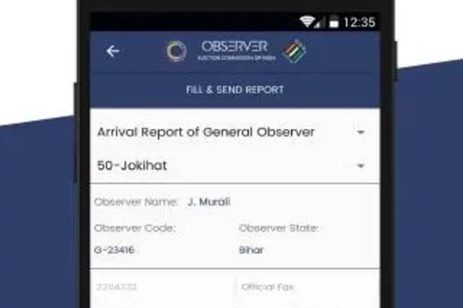 Observer App, cVigil App, Election Commission of India, Special Observer, Mobile Application, Voter Suvidha