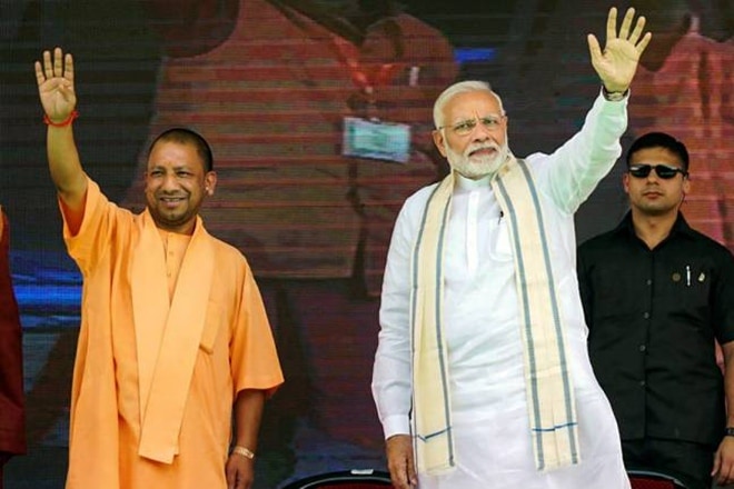 Narendra Modi, Yogi Adityanath, Akhilesh Yadav, Mayawati, BJP-NDA, SP-BSP-RLD, Congress
