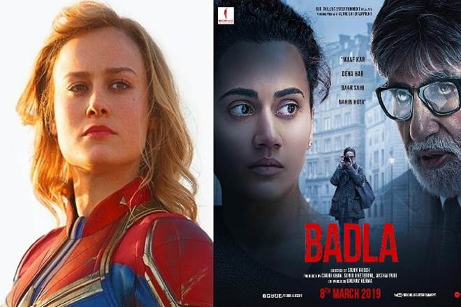 Badla vs Captain Marvel: Who won the box office battle in India on day 1? (Twitter Image) Badla vs Captain Marvel: Who won the box office battle in India on day 1? (Twitter Image)