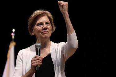 On Friday she called for legislation that would designate large technology companies as “platform utilities,” and for the appointment of regulators who’d unwind technology mergers that undermine competition and harm innovation and small businesses. (File photo)