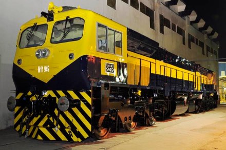 The rail engine has been provided with several modern features.