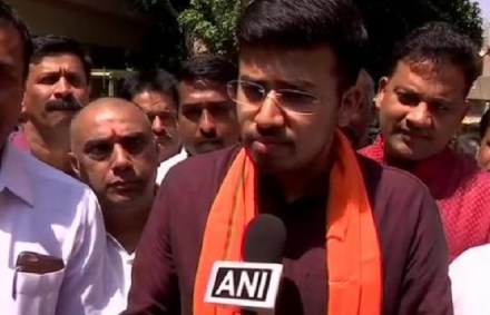 Tejasvi Surya, Bengaluru South Lok Sabha seat, BJP, Congress Tejasvi Surya, Bengaluru South Lok Sabha seat, BJP, Congress