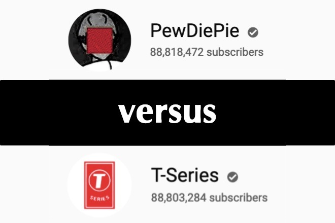 T-Series versus PewDiePie: The heads of the two most popular YouTube channels are at a standoff.