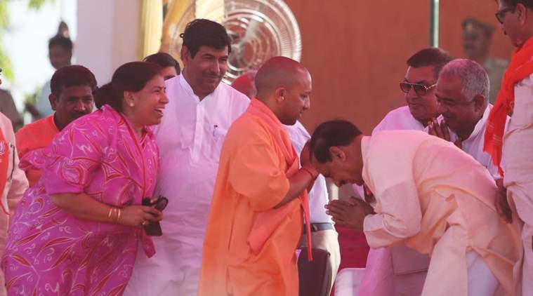 Yogi Adityanath. ali vs bajrangbali, yogi adityanath meerut speech