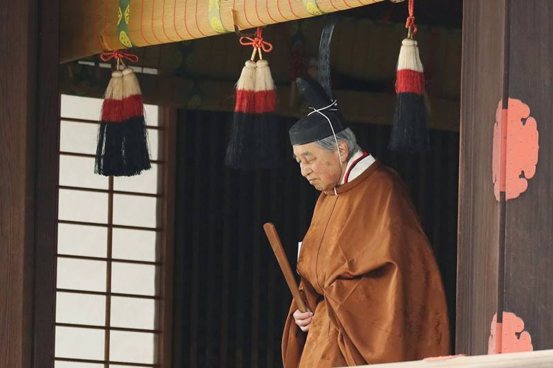 Akihito, Akihito abdication rituals, abdication rituals, Japan, Japan emperor abdication, Akihito abdicating, Japan emperor Akihito