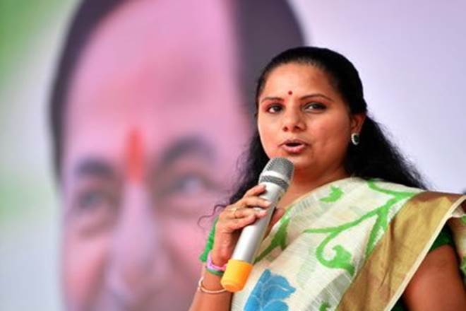 Telangana Rashtra Samithi (TRS) MP K Kavitha (Twitter Image) Telangana Rashtra Samithi (TRS) MP K Kavitha (Twitter Image)