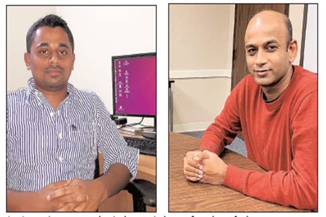 (L-R)Soumitry J Ray and Rajesh Narasimha, co-founders of Edgetensor