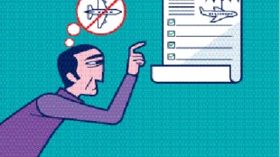 In case of cancelled flights or delay, a valid travel insurance can help the passenger. (Illustration: SHYAM Kumar Prasad)