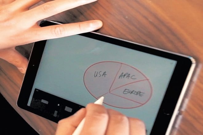 Redd Board allows a person with a tablet to share her ideas and concepts and to make notes directly on the design or image