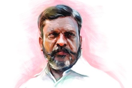 Thol Thirumavalavan (portrait: shyam kumar prasad)Thol Thirumavalavan (portrait: shyam kumar prasad)
