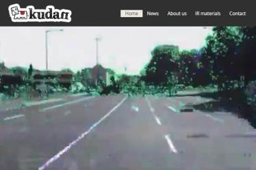 Kudan listed on the Tokyo Stock Exchange in December. (Website image)