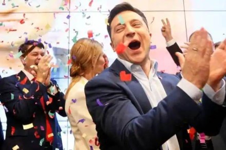 Ukraine comedian Volodymyr Zelensky wins presidency in landslide (Reuters) Ukraine comedian Volodymyr Zelensky wins presidency in landslide (Reuters)